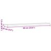 vidaXL Hylleplater 4 stk artisan eik 60x10x1,5 cm konstruert tre