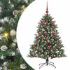 vidaXL Kunstig juletre gr&oslash;nn 150 cm PVC og plast og st&aring;l
