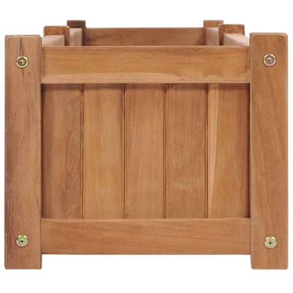 vidaXL H&oslash;ybed 200x30x25 cm heltre teak