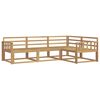 vidaXL Utend&oslash;rs sofa-sett 4 pcs Hvit 247,5 x 168,5 x 73 cm
