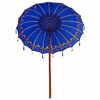 vidaXL Balinesisk Parasol Bl&aring; 185 x 185 x 260 cm