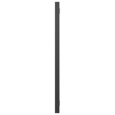 vidaXL Baderomsmøbelsett høyglans svart sponplate