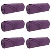 vidaXL Kastepledd 6 stk. Lilla 200 x 150 cm 2.61 kg Fleece
