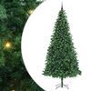 vidaXL Kunstig juletre med 300 LED gr&oslash;nn 300 cm PVC og Metall og Plast
