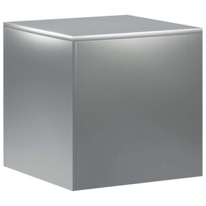 vidaXL Planteholder S&oslash;lv 40 x 40 x 40 cm St&aring;l