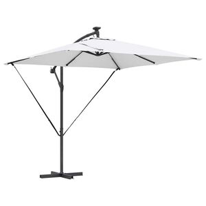 vidaXL Kantilever bananparasol sand 249 x 249 x 250 cm