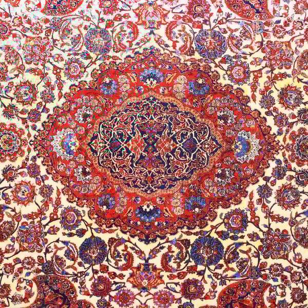 vidaXL Trykt teppe orientalsk flerfarget 180x270 cm