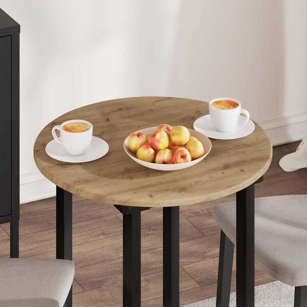 vidaXL Bordplate artisan eik 60 x 60 x 1,5 cm Konstruert tre