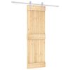 vidaXL Skyved&oslash;r 70 x 210 cm Massiv Furu Tre (Ubehandlet)