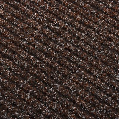 vidaXL Smussfangende teppeløper 100x300 cm brun