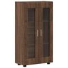 vidaXL Serviesskap FLORIN 55,5 x 29 x 100 cm Brun Eik Konstruert tre