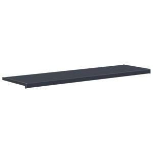 vidaXL Vinduskarmer Anthracitt med trestruktur 160 x 40 x 4,5 cm PVC
