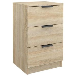 vidaXL Nattbord sonoma eik 40x36x65 cm