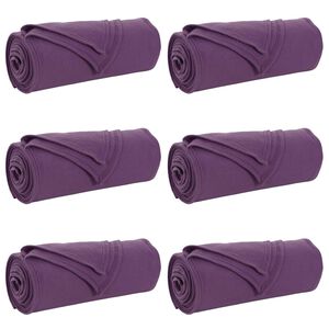 vidaXL Kastepledd 6 stk. Lilla 170 x 130 cm 1.86 kg Fleece
