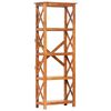 vidaXL Bokhylle 60x30x160 cm heltre akasie med honningfinish