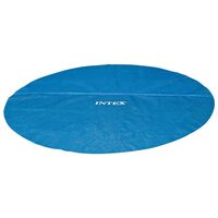 Intex Soldrevet bassengtrekk blå 290 cm polyetylen