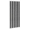 vidaXL Insektgardin Chenille Gr&aring; og svart 100 x 230 cm 100% PP