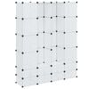 vidaXL Modul&aelig;rt skap 18 deler hvit 37x146x180,5 cm
