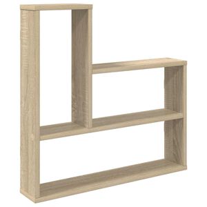 vidaXL Vegghylle Sonoma eik 60 x 11 x 60 cm Konstruert tre