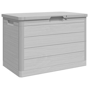 vidaXL Putekasse gr&aring; 77,5x44,5x53 cm polypropylen