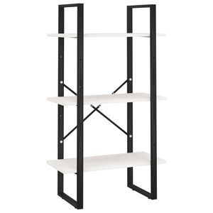 vidaXL Oppbevaringshylle 60x30x105 cm heltre furu hvit