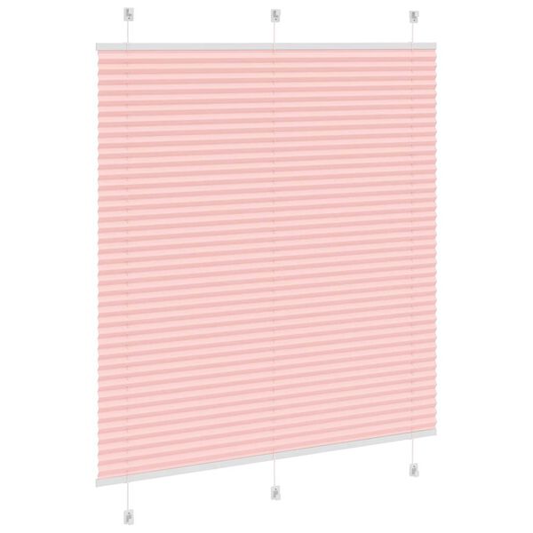 vidaXL pliss&eacute;gardin Rosa 115x150 cm Stoff Bredde 114,4 cm Polyester