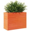 vidaXL Plantekasse voksbrun 90x40x68,5 cm heltre furu