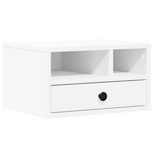 vidaXL Skriverbord hvit 40x32x22,5 cm konstruert tre