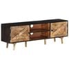 vidaXL TV-benk 140x30x46 cm grovt mangotre og heltre akasie