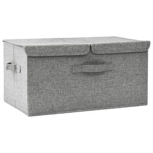 vidaXL Oppbevaringsboks stoff 50x30x25 cm gr&aring;