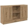 vidaXL Skjenk artisan eik 120x30,5x70 cm konstruert tre