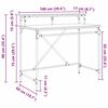 vidaXL Skrivebord Gamle tre 100 x 50 x 90 cm Konstruert tre