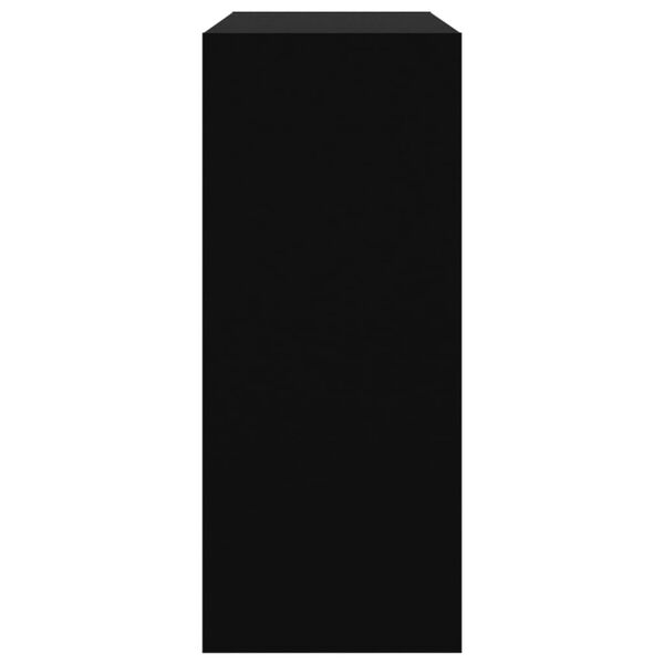 vidaXL Bokhylle/romdeler svart 80x30x72 cm
