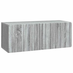 vidaXL Vegghengt TV skap Gr&aring; sonoma 78,5 x 31 x 30 cm Konstruert tre