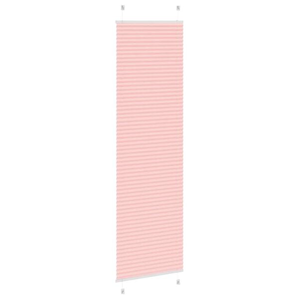 vidaXL pliss&eacute;gardin Rosa 65x200 cm Stoff Bredde 64,4 cm Polyester