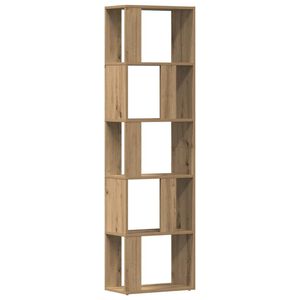 vidaXL Bokhylle artisan eik 45x24x159 cm konstruert tre