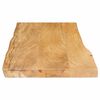 vidaXL Bordplate 90x40x3,8 cm naturlig kant heltre mango