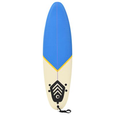 vidaXL Surfebrett blå og kremhvit 170 cm