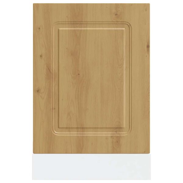 vidaXL Oppvaskmaskin panel artisan eik 45x1,5x67 cm konstruert tre
