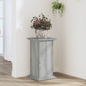vidaXL Plantestativ gr&aring; sonoma 33x33x60 cm konstruert tre