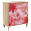 vidaXL Serviesskap AACHEN Sonoma 69 x 33 x 75 cm Konstruert tre