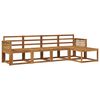 vidaXL Utend&oslash;rs sofa-sett 5 pcs Naturlig Solid akasietre