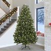 vidaXL Kunstig juletre med 300 LED gr&oslash;nn 300 cm PVC og metall