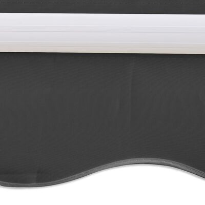vidaXL Foldbar markise manuell 300 cm antrasitt