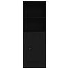 vidaXL Highboard Svart Eik 36 x 35.5 x 103.5 cm Konstruert tre