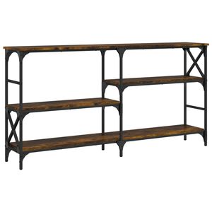 vidaXL Konsollbord sonoma eik 150x29x76,5 cm konstruert tre