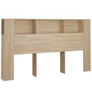 vidaXL Sengegavlskap sonoma eik 180x18,5x104,5 cm