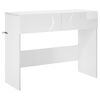 vidaXL Konsollbord H&oslash;gglans hvit 96,5 x 38 x 75 cm Konstruert tre