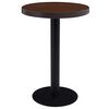 vidaXL Bistrobord m&oslash;rkebrun 60 cm MDF