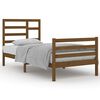 vidaXL Sengeramme honningbrun heltre 90x200 cm 3FT Single